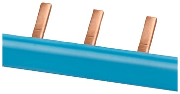 Stiftskinne, 1-faset 10 mm², 13 stifter, isolering blå 5ST3761