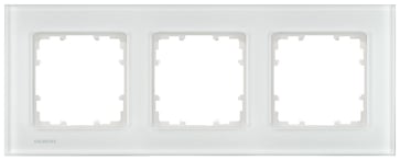 DELTA miro glasramme 3x ægte glas hvid 232x 90 mm 5TG1203-1
