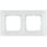 DELTA miro glasramme 2x ægte glas hvid 161x 90 mm 5TG1202-1 miniature