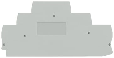 Afdækning, tre-lags terminal grå bredde 5,2 mm 8WH9000-1GD00
