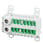 ALPHA 400-ZS PE-terminal 14-polet, 2x 14 mm2 skrueterminaler, 14x 4 mm2 plug-in-terminaler, vandret installation eller lodret på DIN-skinne, farve gre 8GS4034-2 miniature