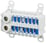 ALPHA 400-ZS N-terminal 14-polet, 2x 14 mm2 skrueterminaler, 14x 4 mm2 plug-in-terminaler, vandret installation eller lodret på DIN-skinne, farve blå 8GS4034-1 miniature