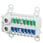 ALPHA 400-ZS N / PE-klemme 14-polet, 2x 14 mm2 skrueterminaler 14x 4 mm2 stikklemmer, vandret installation eller lodret på DIN-skinne, farve bl 8GS4034-3 miniature