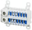 ALPHA 400-ZS N / N-terminal 14-polet, 2x 14 mm2 skrueterminaler 14x 4 mm2 plug-in-terminaler, vandret installation eller lodret på DIN-skinne, farve blå 8GS4034-4 miniature