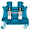 Gennemgående klemmer med skrueterminal Klemmestørrelse 6,0 mm2 Klembredde 8,2 mm farve blå 8WH1000-0AH01 miniature