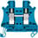 Gennemgående klemmer med skrueterminal Klemmestørrelse 10,0 mm2 Klembredde 10,2 mm farve blå 8WH1000-0AJ01 miniature