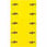 Inskriptionsetiket med advarselpil, lodret, terminalbredde: 5,2 mm, gul 8WH9060-5BA06 miniature