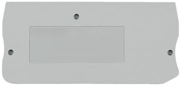 Afdækning til isolering af terminaler tværsnit 2,5 mm² bredde 5,2 mm farve grå. 8WH9000-3SC00