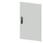 ALPHA 630 DIN, udskiftningsdør højre dør til skab B = 800 mm, H = 1950 mm, komplet dør. 8GK9513-8KK40 miniature