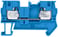 Gennemgående klemme 4 mm2, 6,2 mm bredde blå 8WH6000-0AG01 miniature