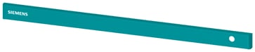 SIVACON, trimlist, B: 1000 mm, over døren med Siemens logo, med udskæring til indikatorlys til højre, Benzin 8MF1000-2CD17