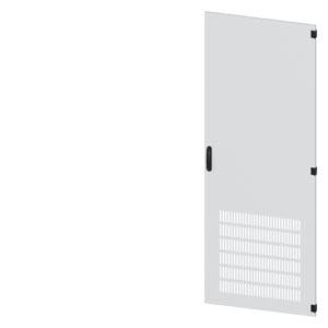Dør, højre, med ventilationsåbninger, IP20, H: 2200 mm, B: 800 mm, RAL 7035, ... 8MF1280-2UT14-1BA2