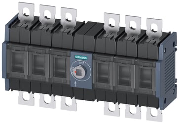3KD-afbryder, DC-switch, størrelse: 2, 6-polet, Iu: 80 A, Ue DC (V ... 3KD2860-0NE20-0