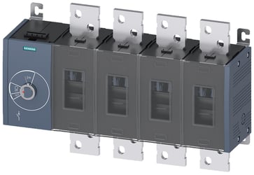 3KD afbryder, switch, størrelse: 5, 4-polet, Iu: 1600 A, Ue AC: 3KD5444-0RE10-0