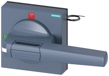 Håndtag med maskeringsplade standard med belysningsstørrelse 100 x 100, til skaft 1. 8UD1851-3CD01