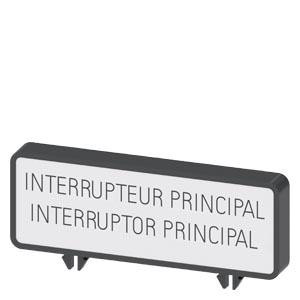 Ekstra etiket, R / ES "Interrupteur General / Interruptor Principal" (10 enheder. 3LD9346-2A