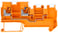 Indføringsklemme 1,5 mm2 til 3-leder orange 8WH6003-0DF04 miniature