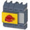 Afbryder 100A, størrelse 02, 4-polet Front betjeningsmekanisme center Komplet enhed med direkte betjeningsmekanisme rød / gul Box terminal 3KD0543-2LG20-3 miniature