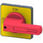 Roterende betjeningsmekanisme, omskifter rød / gul, til gulvmontering med fire huller, til ... 3LD9243-3B miniature