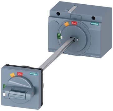 Dørmonteret roterende operatørstandard, stiv uden tolerance adapter IEC IP65 med tilbehør til dørlås til: 3VA2 100/160/250 3VA9267-0FK61