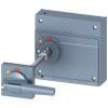 Dørmonteret roterende operatørstandard, stiv uden tolerance adapter IEC IP65 med dørlåsende tilbehør til: 3VA15 / 25 1000 3VA9687-0FK61