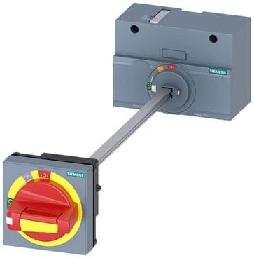Dørmonteret roterende operatør kommer frem. off IEC IP65 med dørlås, tilbehør til: 3VA. 3VA9257-0FK25