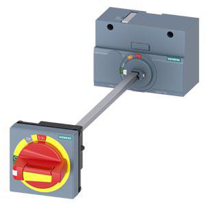 Dørmonteret roterende operatør kommer frem. off IEC IP65 med dørlås, tilbehør til: 3VA. 3VA9257-0FK25