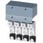 Ledningsstik 2 kabler med styretrådsspænding tap 4 enheder, iht. 3VA9404-0JC23 miniature