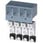 CU-ledningsterminal CU 2-kabler med hjælpelederspændingshane 4 enheder tilbehør til: 3VA5 / 6400/600 3VA9474-0JL23 miniature
