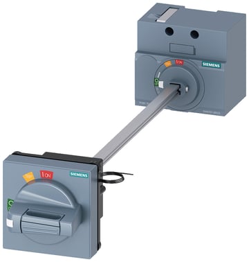 Dørmonteret roterende operatør standard IEC IP65 med dørlåsebelysning. sæt. 3VA9157-0FK23