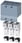 Ledningsstik 2 kabler med styretrådsspændingshane 3 enheder, iht. 3VA9263-0JC22 miniature