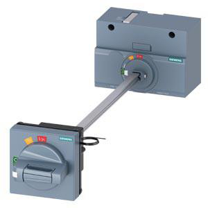 Dørmonteret roterende operatør standard IEC IP65 med dørlåsebelysning. sæt. 3VA9257-0FK23