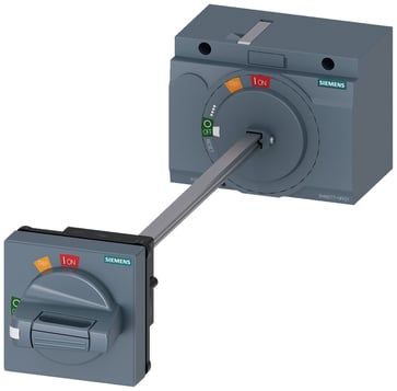 Dørmonteret roterende operatør standard IEC IP65 med dørlås, tilbehør til: 3V. 3VA9277-0FK21