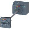 Dørmonteret roterende operatør standard IEC IP65 med dørlås, tilbehør til: 3V. 3VA9277-0FK21