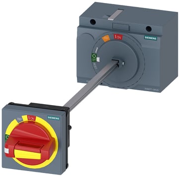 Dørmonteret roterende operatør kommer frem. off IEC IP65 med dørlås, tilbehør til: 3VA. 3VA9277-0FK25