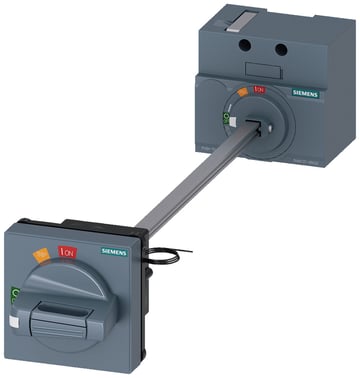 Dørmonteret roterende operatør standard IEC IP65 med dørlåsebelysning. sæt. 3VA9137-0FK23