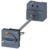 Dørmonteret roterende operatør standard IEC IP65 med dørlåsebelysning. sæt. 3VA9137-0FK23