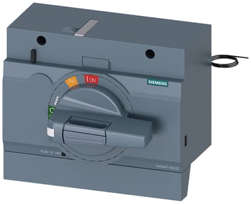 Front roterende operatør standard med dørlås IEC IP30 / 40 24V DC belysning. sæt. 3VA9447-0EK23