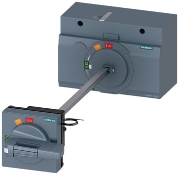 Dørmonteret roterende operatør standard IEC IP65 med dørlåsebelysning. sæt. 3VA9447-0FK23