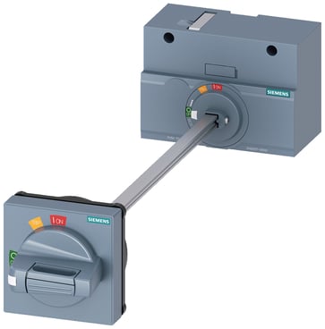 Dørmonteret roterende operatørstandard, stiv uden tolerance adapter IEC IP65 med dørlåsende tilbehør til: 3VA1 250 3VA9257-0FK61
