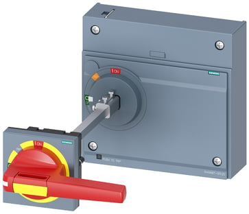 Dørmonteret roterende operatør kommer frem. off IEC IP65 med dørlås, tilbehør til: 3VA. 3VA9687-0FK25