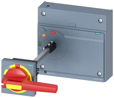 Dørmonteret roterende operatør kommer frem. slukket for IEC IP65 med dørlåselys. sæt. 3VA9687-0FK27