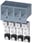 Ledningsstik 2 kabler med styretrådsspænding tap 4 enheder, iht. 3VA9474-0JC23 miniature