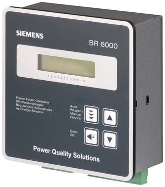 Reaktiv effektregulator BR6000-R6 6-trins 230 V. 4RB9506-1CD50