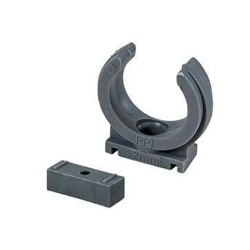 Wafix pipe bracket 40 mm with spacer grey 0451705