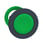 Harmony flush trykknapshoved i plast med fjeder-retur og plan trykflade i grøn farve ZB5FA3 miniature