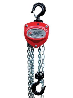 SVERO manual chain hoist type 14 250kg 3 meter 1411-3M-RS