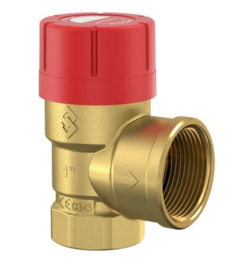 Flamco Prescor safety valve 5 bar 1" x 1¼" 27049