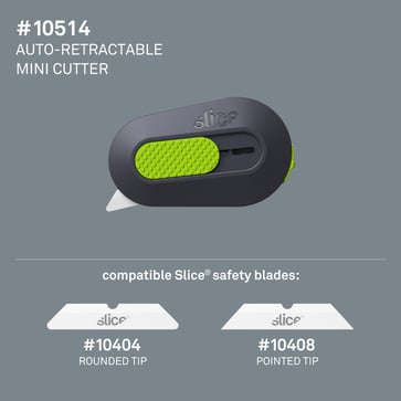 SLICE Kniv Mini Cutter keramisk auto-retractable 10514 5810514