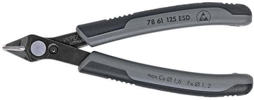 Electronic Super Knips® ESD bruneret med flerkomponent-håndtag 125 mm 78 61 125 ESD